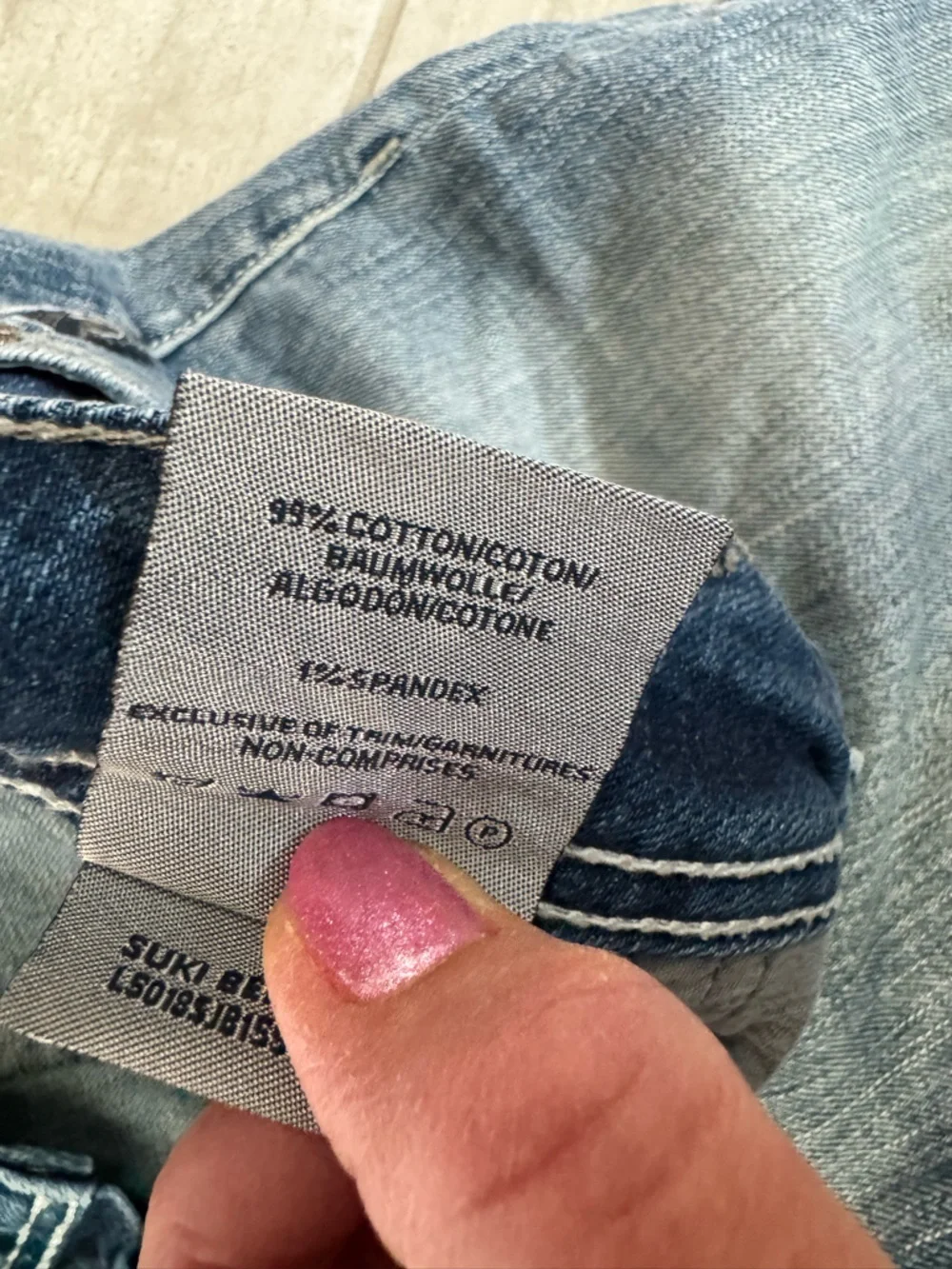Silver Jeans Co Suki Bermuda Shorts W31 Light Wash Y2K Distressed Summer CC4